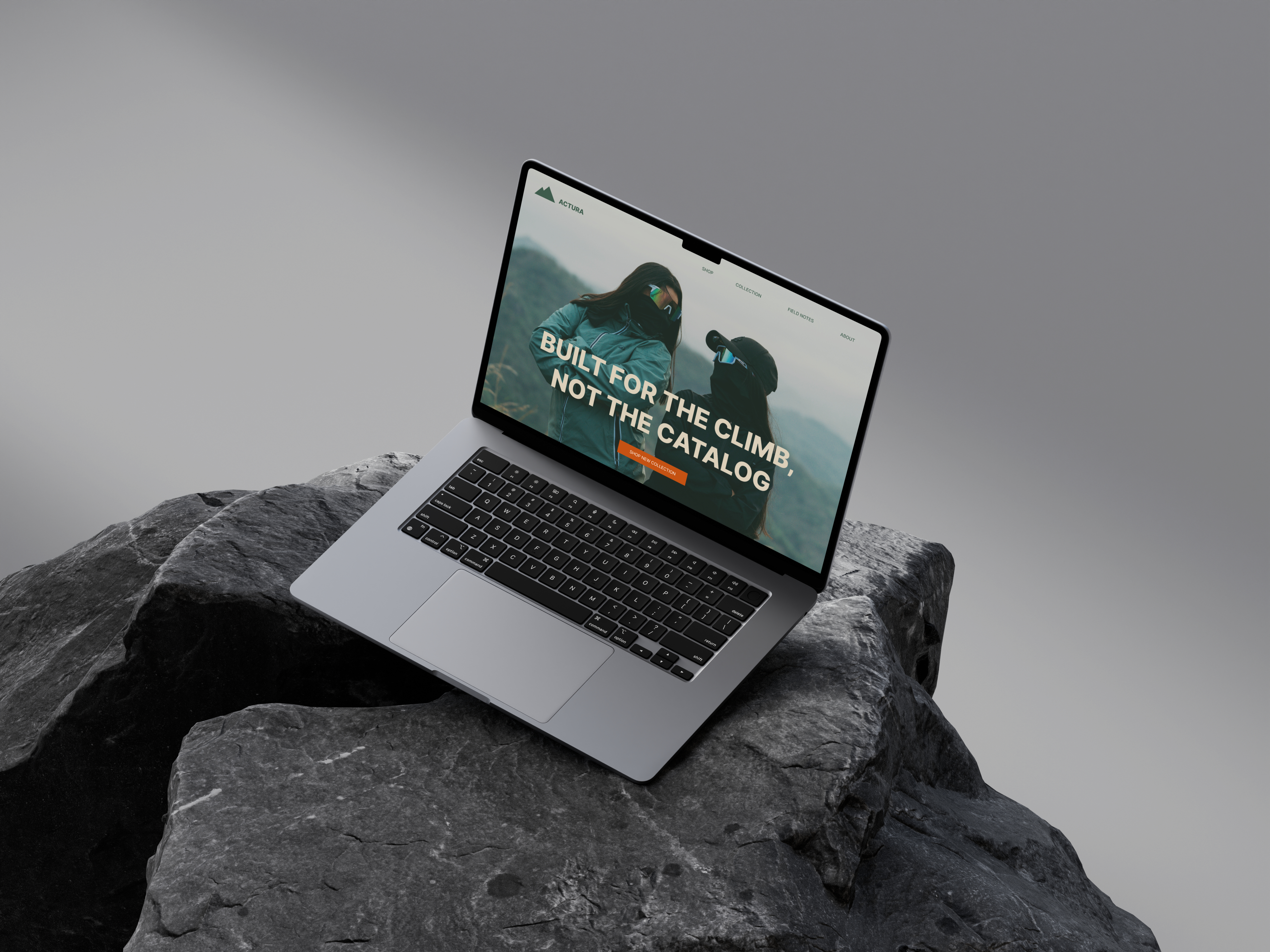 Actura MacBook mockup